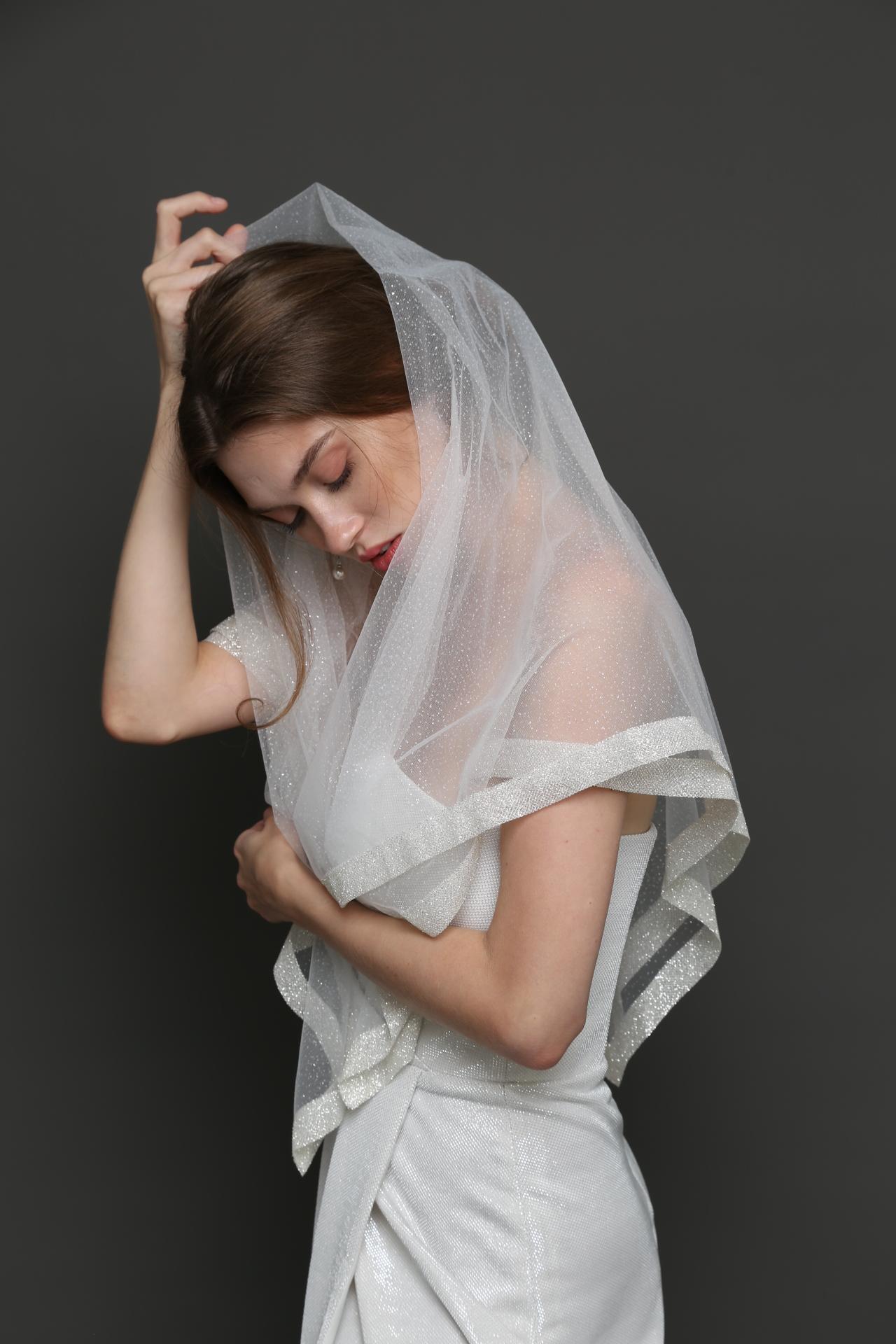 Капоры (ниспадающий платок) накидка для венчания