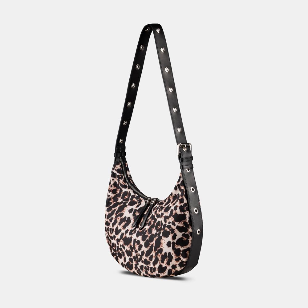 Leopard print deals hobo bag