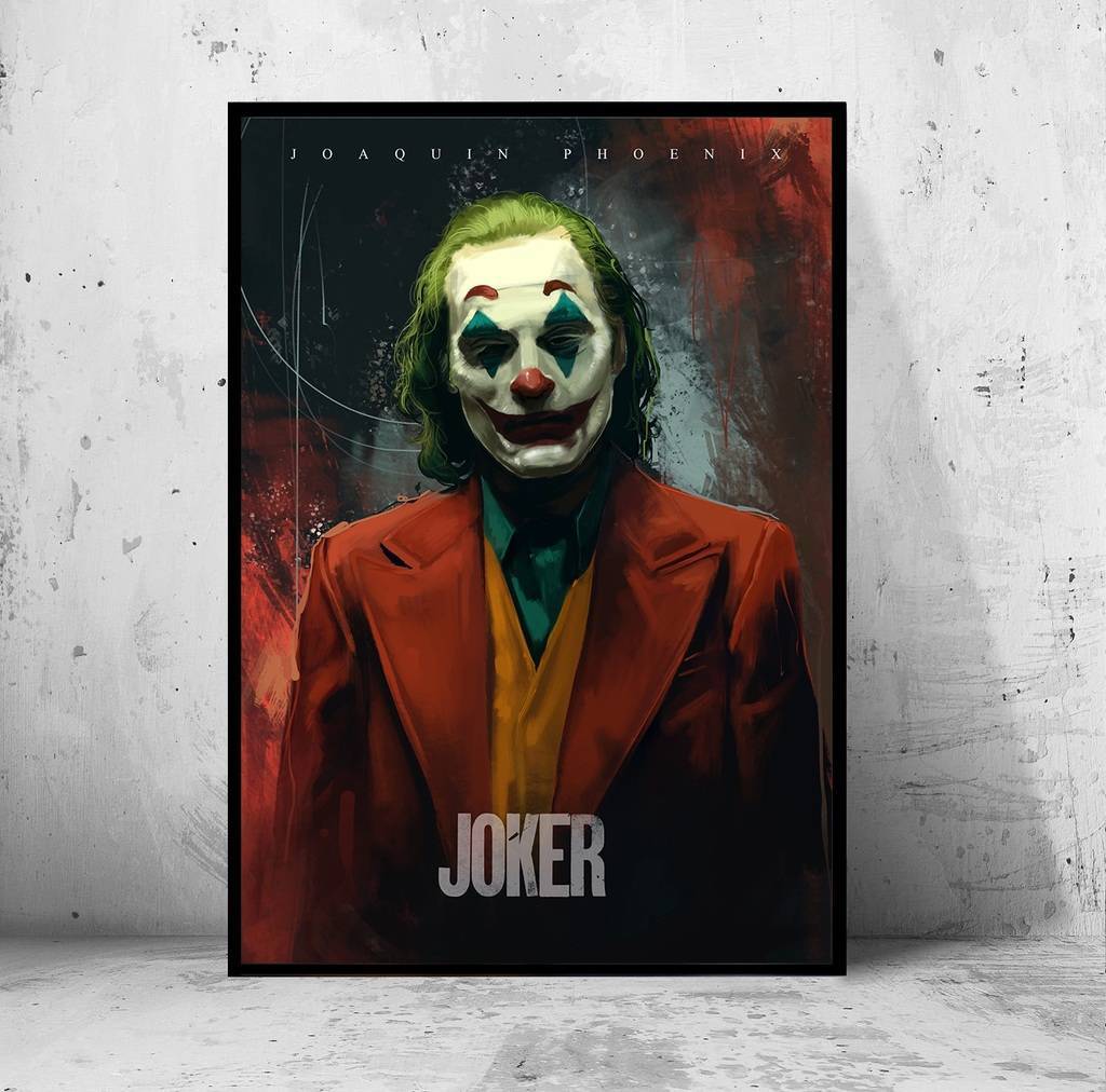 Постер на ПВХ 3 мм. "Джокер / Joker" (Хоакин Феникс / Joaquin Phoenix) #1