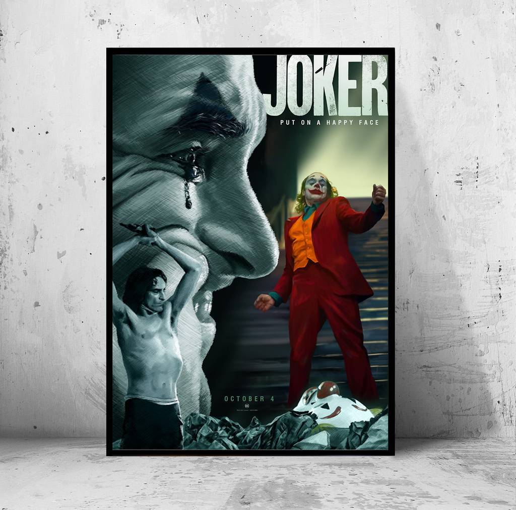 Постер на ПВХ 3 мм. "Джокер / Joker" (Хоакин Феникс / Joaquin Phoenix) #9