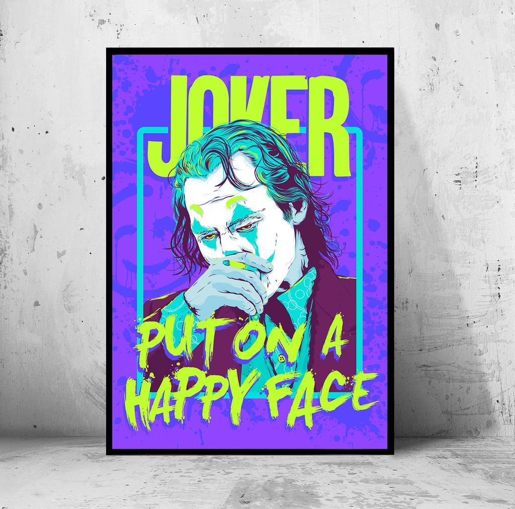 Постер на ПВХ 3 мм. "Джокер / Joker" (Хоакин Феникс / Joaquin Phoenix) #15
