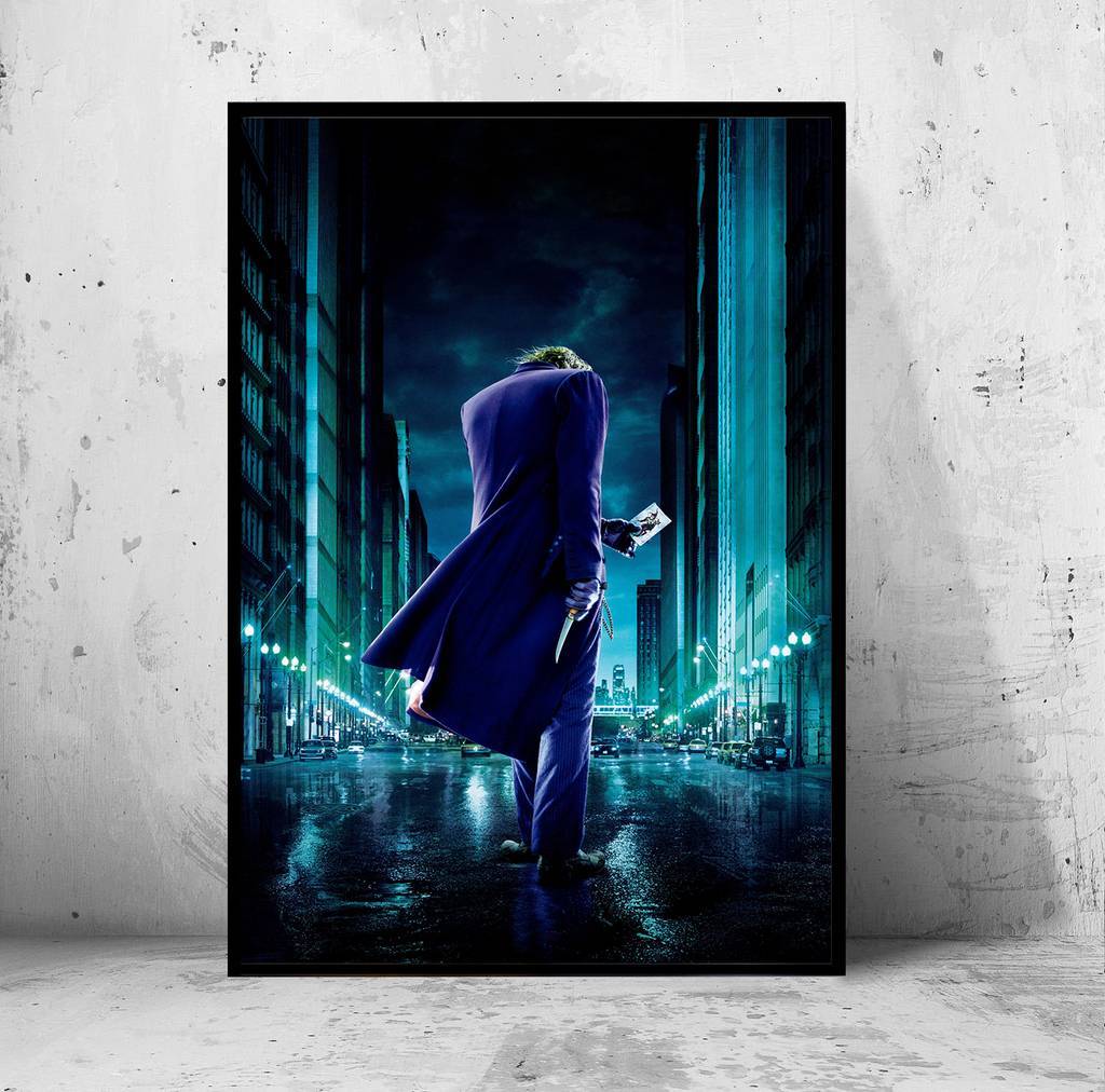 Постер на ПВХ 3 мм. "Джокер / Joker" (Хит Леджер / Heath Ledger) #7