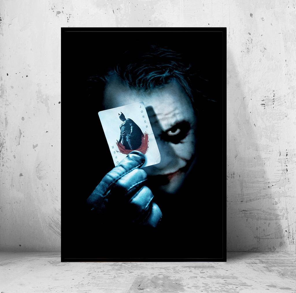Постер на ПВХ 3 мм. "Джокер / Joker" (Хит Леджер / Heath Ledger) #9