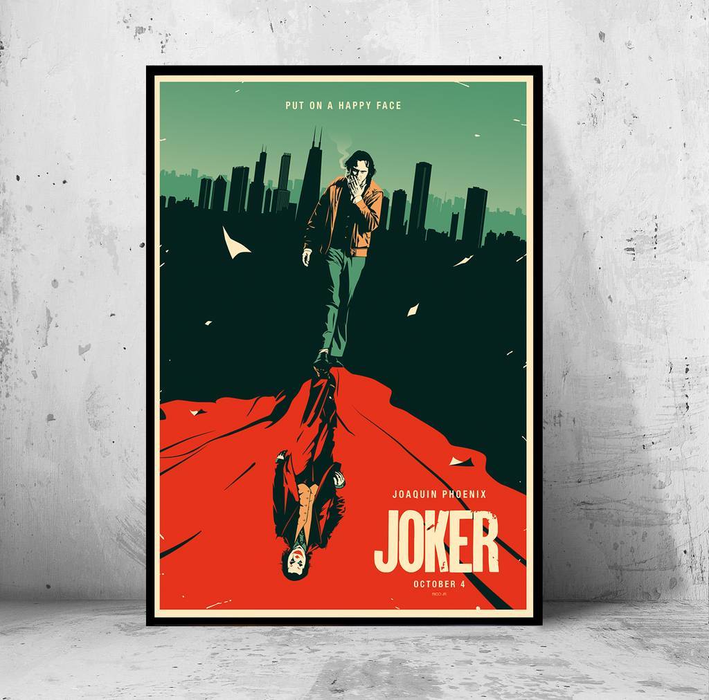 Постер на ПВХ 3 мм. "Джокер / Joker" (Хоакин Феникс / Joaquin Phoenix) #22