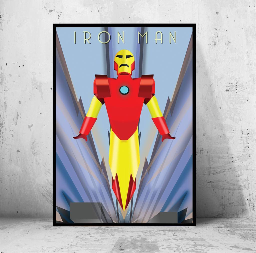 Постер на ПВХ 3 мм. "Iron Man / Железный Человек" (Марвел / Marvel) #2