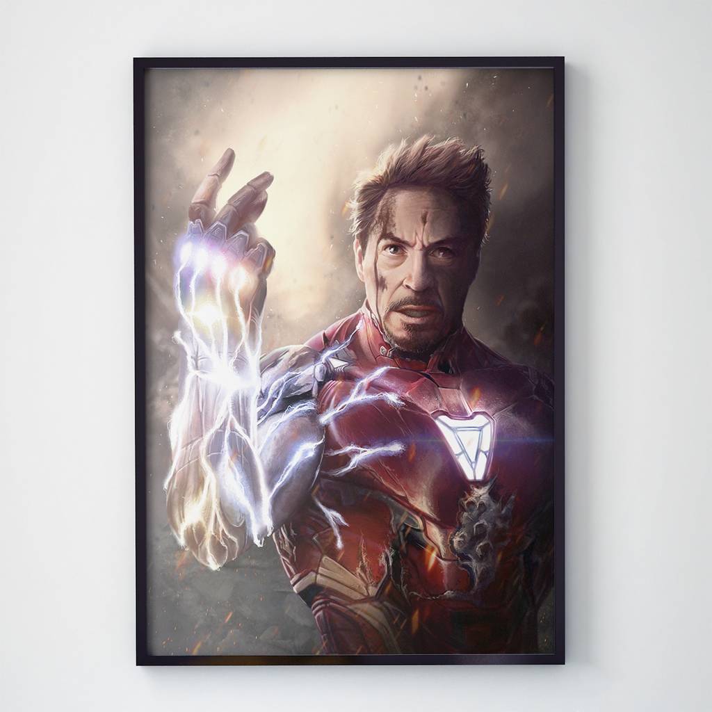 Постер на ПВХ 3 мм. "Iron Man / Железный Человек" (Марвел / Marvel) #4