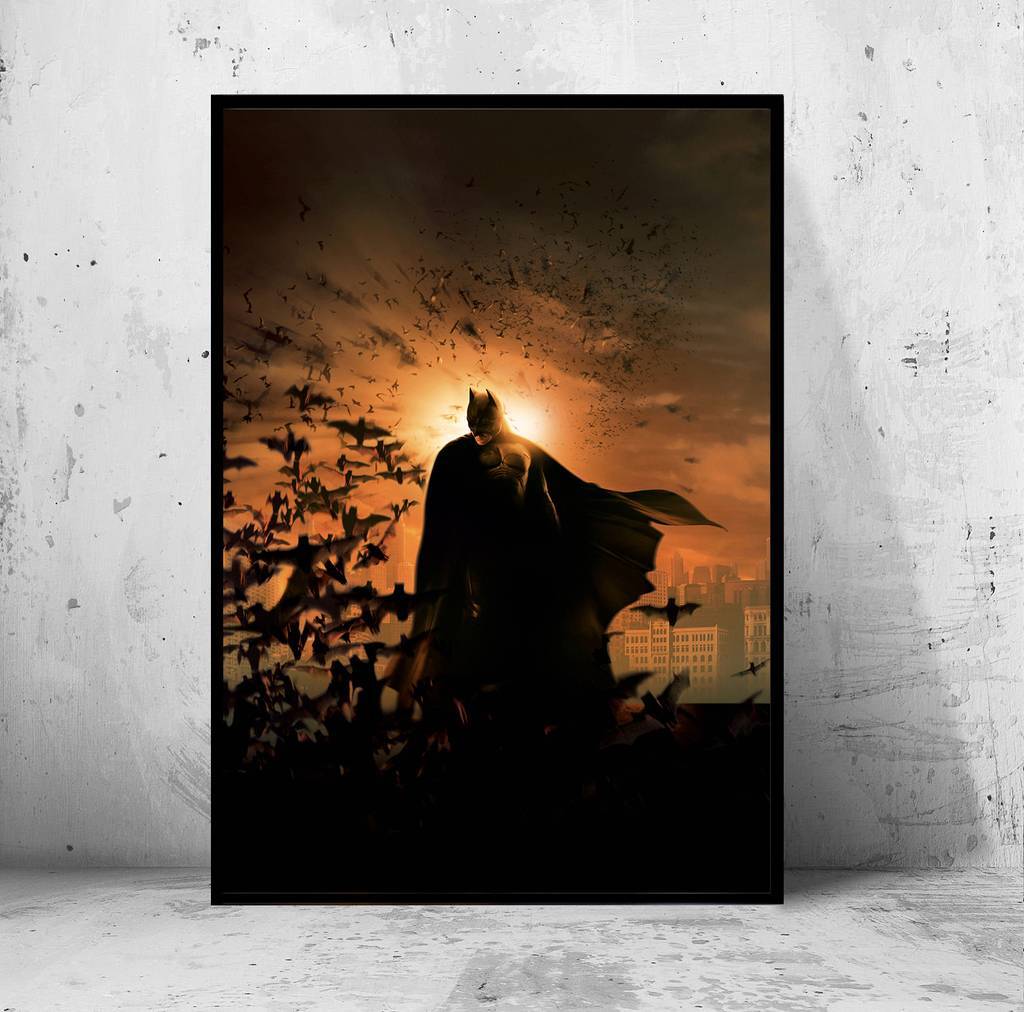 Постер на ПВХ 3 мм. "Batman Begins / Бэтмен: Начало" #1