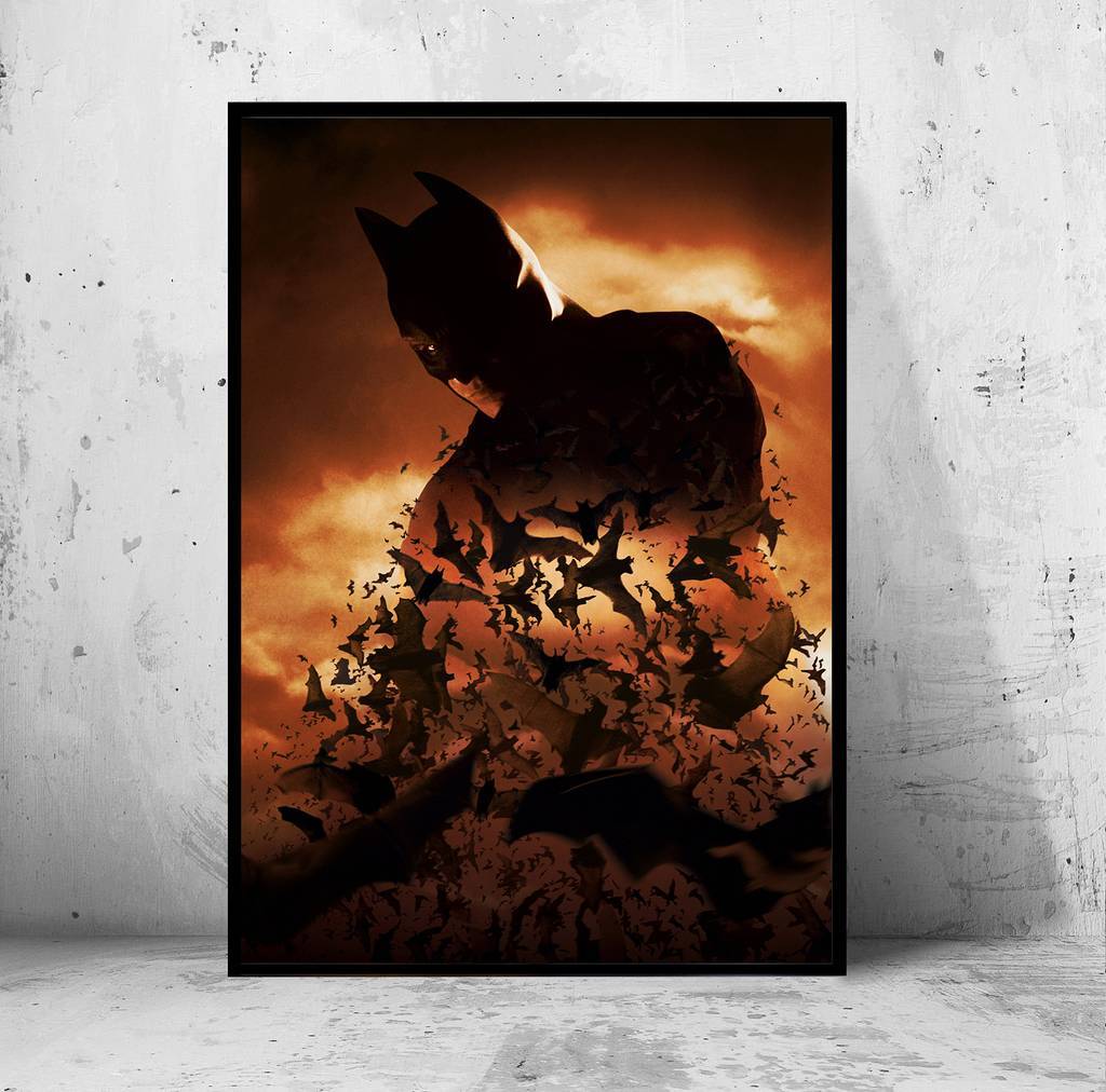 Постер на ПВХ 3 мм. "Batman Begins / Бэтмен: Начало" #2