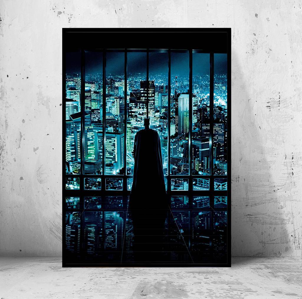 Постер на ПВХ 3 мм. "Batman: The Dark Knight / Бэтмен: Темный Рыцарь" #3