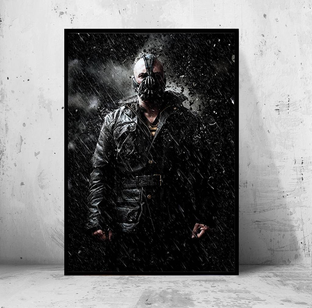 Постер на ПВХ 3 мм. "Batman: The Dark Knight Rises / Бэтмен: Тёмный рыцарь: Возрождение легенды" #3