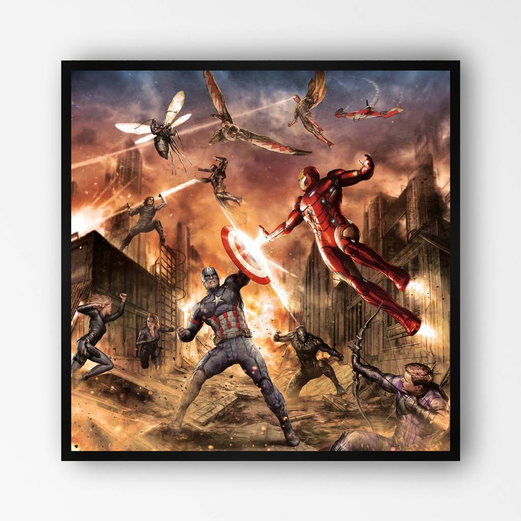 Постер "Avengers: Civil War / Мстители: Противостояние"