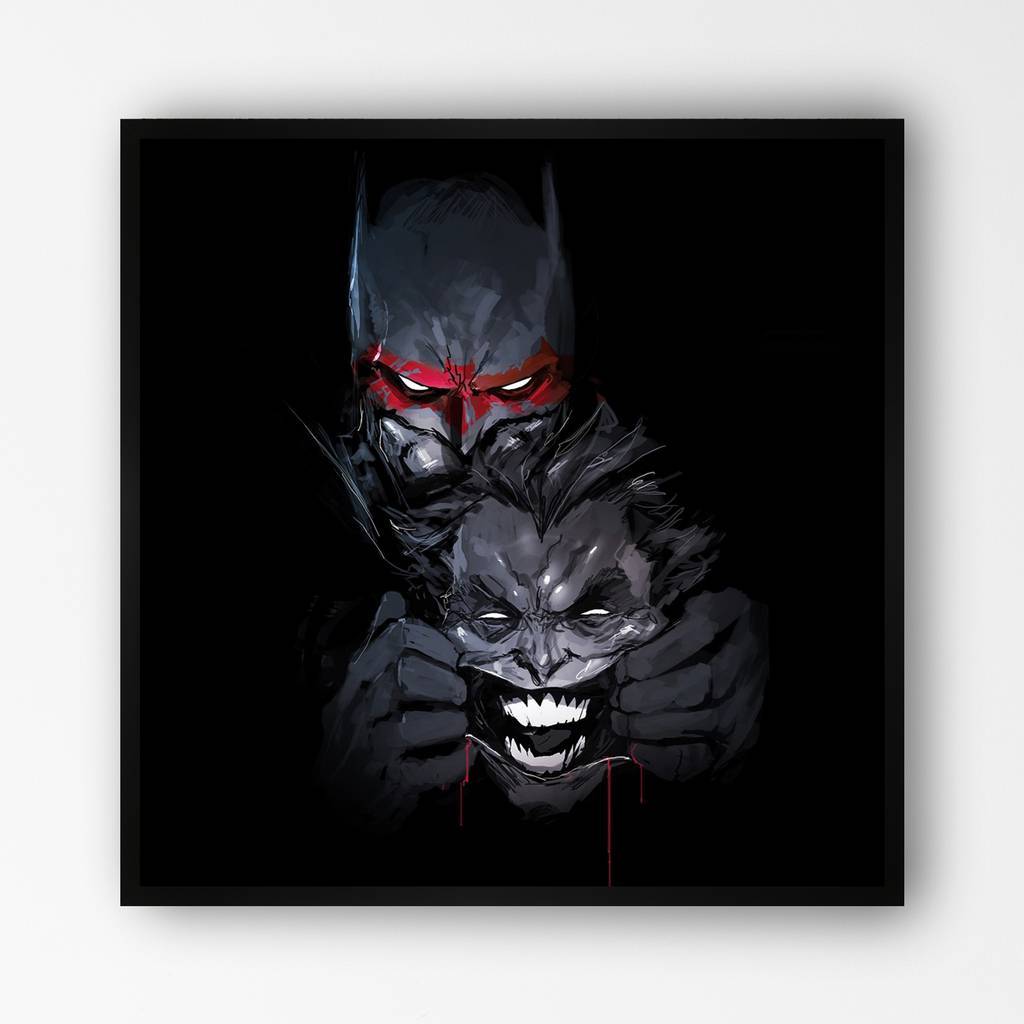 Постер "Batman vs Joker / Бэтмен против Джокера"