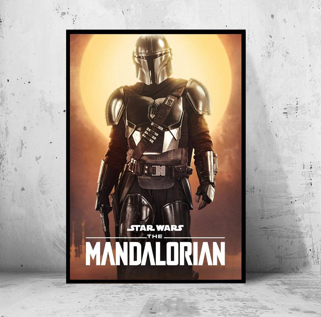 Постер "the Mandalorian" (Мандалорец / Звездные Войны / Star Wars)