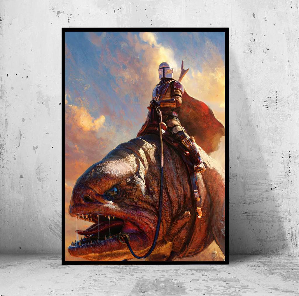 Постер "the Mandalorian" (Мандалорец / Звездные Войны / Star Wars)