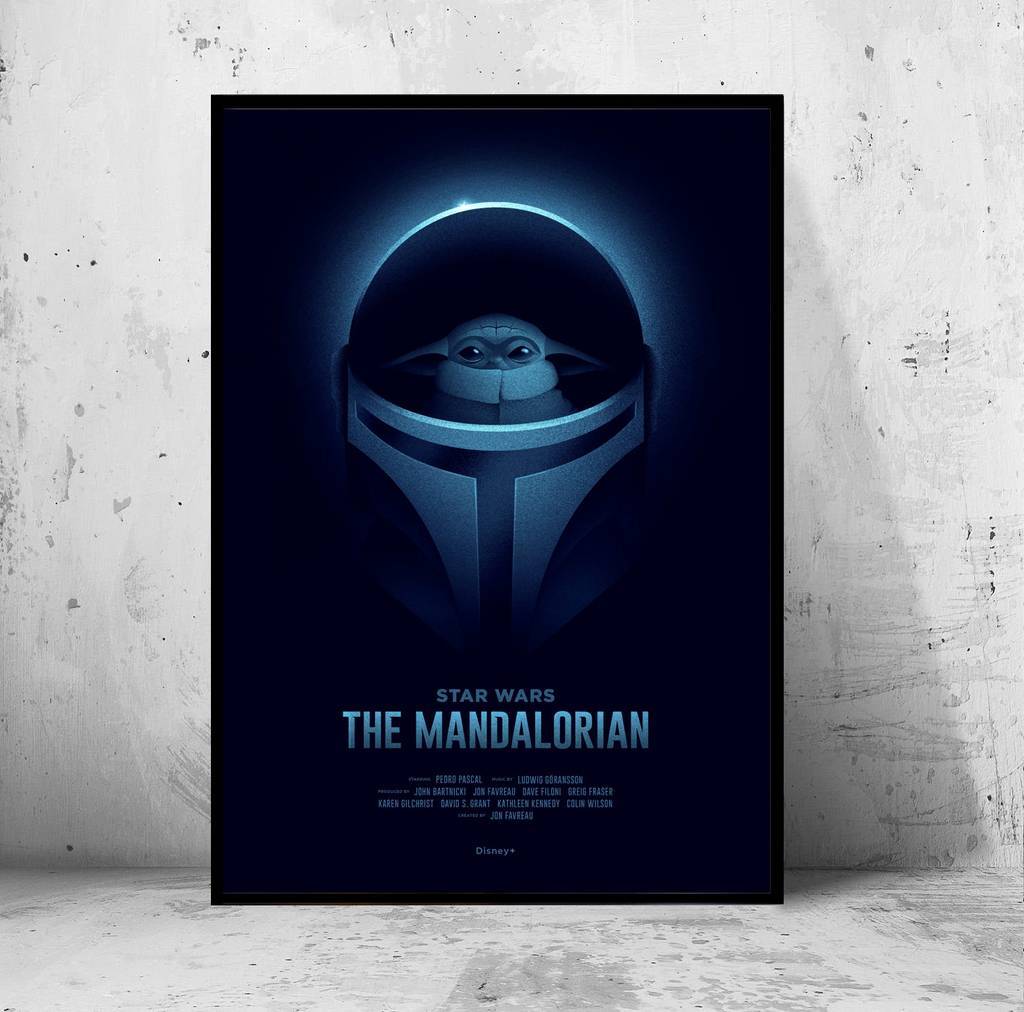 Постер "the Mandalorian" (Мандалорец / Звездные Войны / Star Wars)