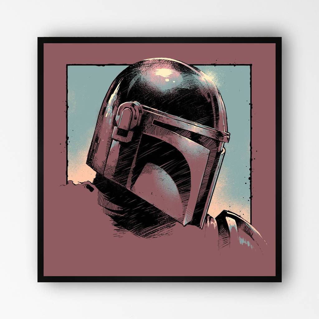 Постер "the Mandalorian" (Мандалорец / Звездные Войны / Star Wars)