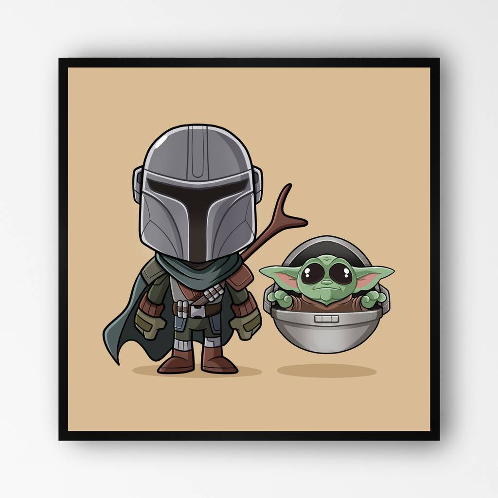 Постер "the Mandalorian" (Мандалорец / Звездные Войны / Star Wars)