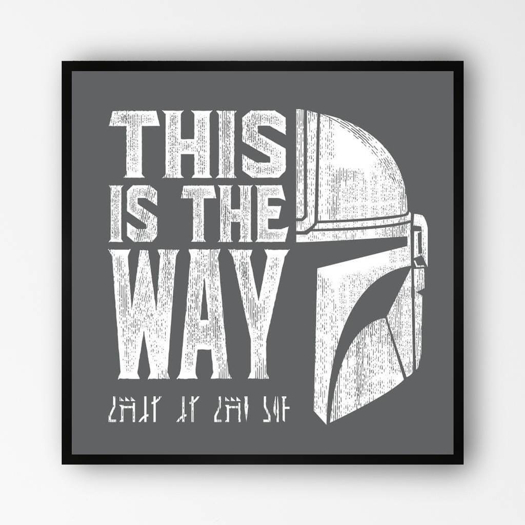 Постер "the Mandalorian" (Мандалорец / Звездные Войны / Star Wars)