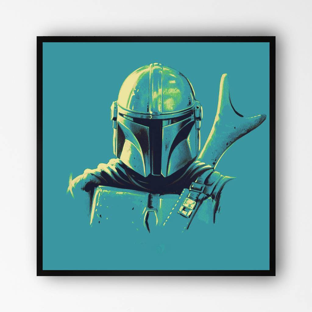 Постер "the Mandalorian" (Мандалорец / Звездные Войны / Star Wars)