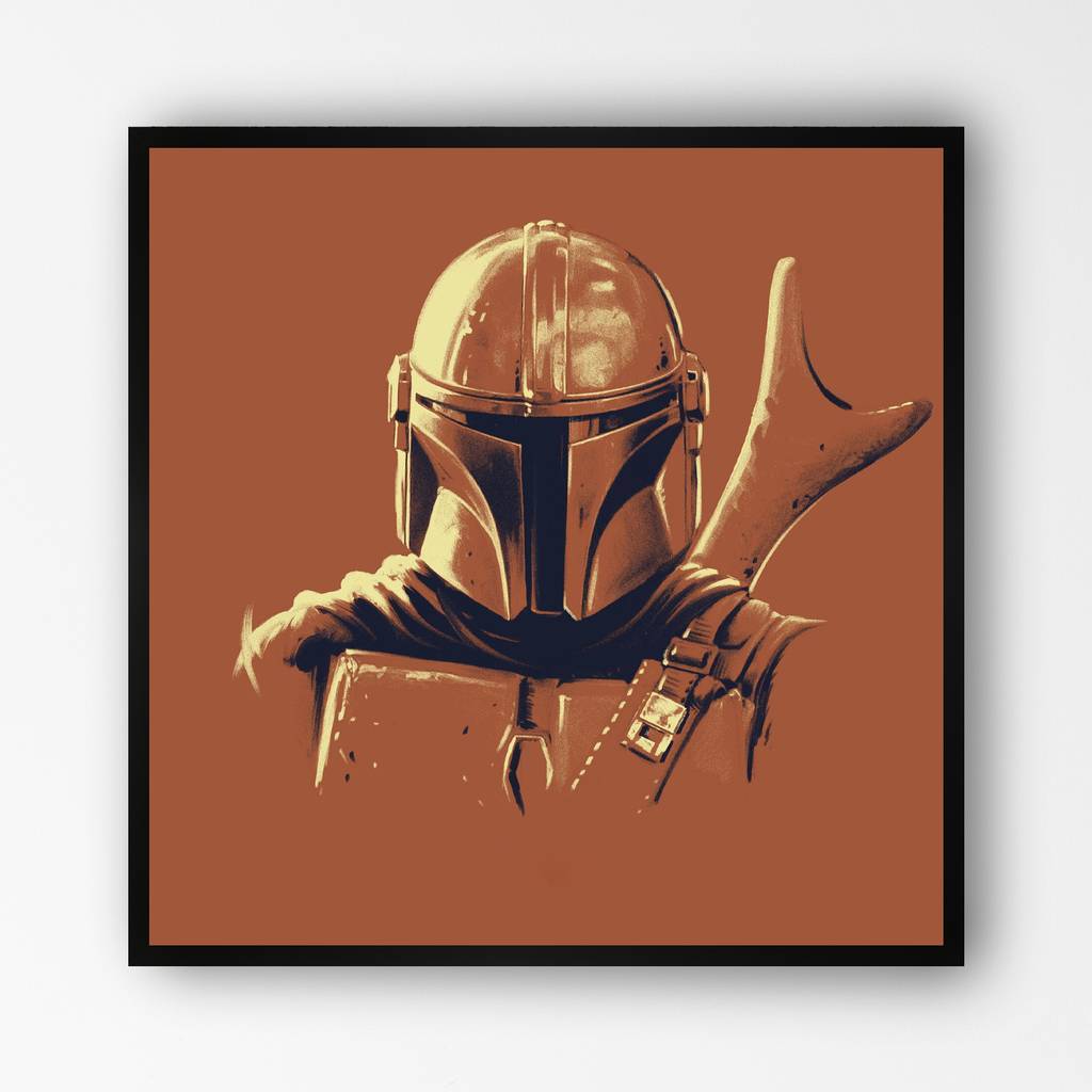 Постер "the Mandalorian" (Мандалорец / Звездные Войны / Star Wars)