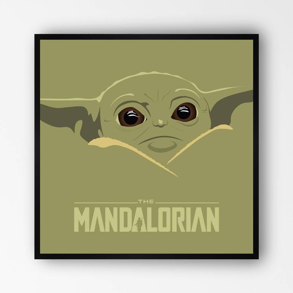 Постер "the Mandalorian" (Мандалорец / Звездные Войны / Star Wars)