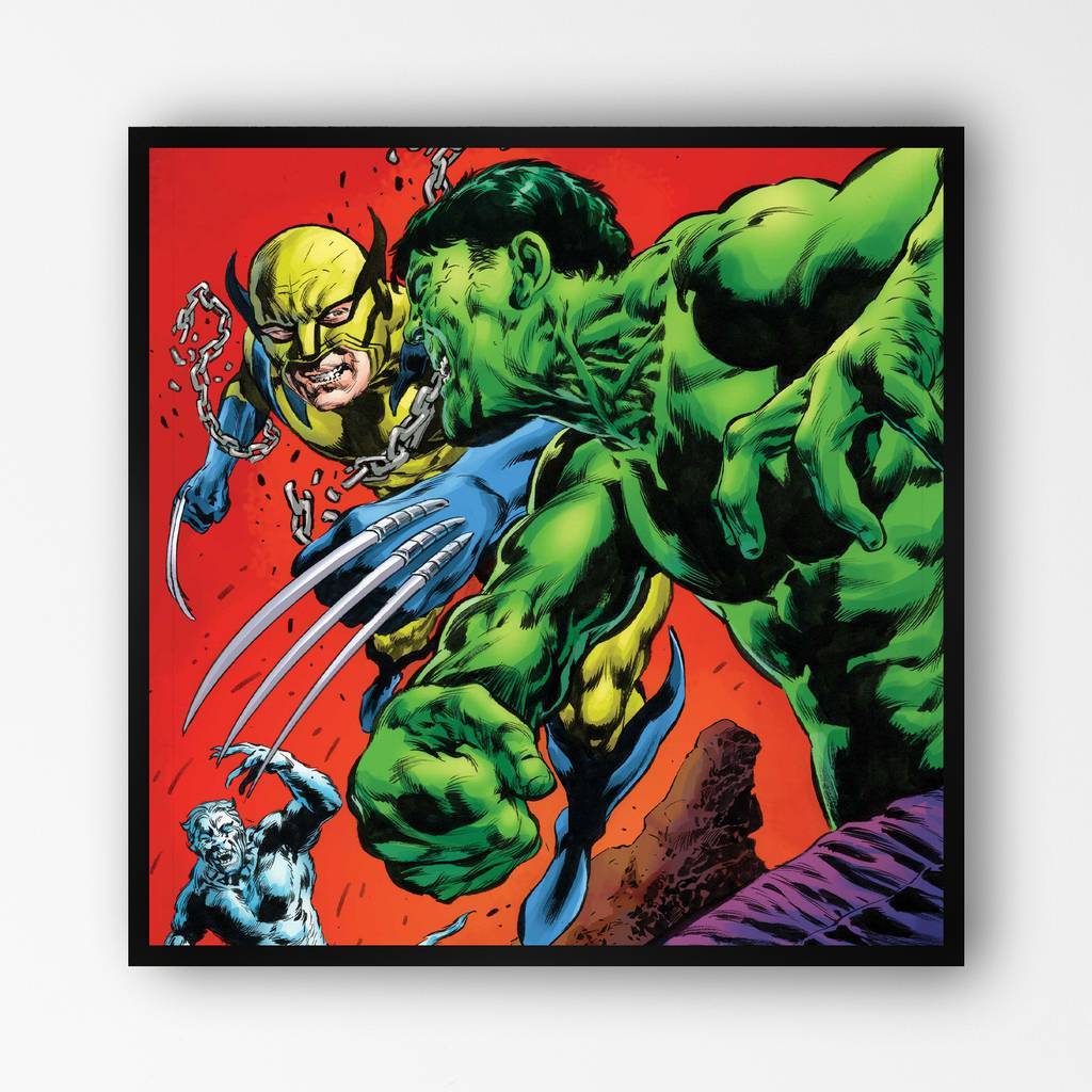 Постер "Росомаха против Халка / Wolverine vs Hulk"