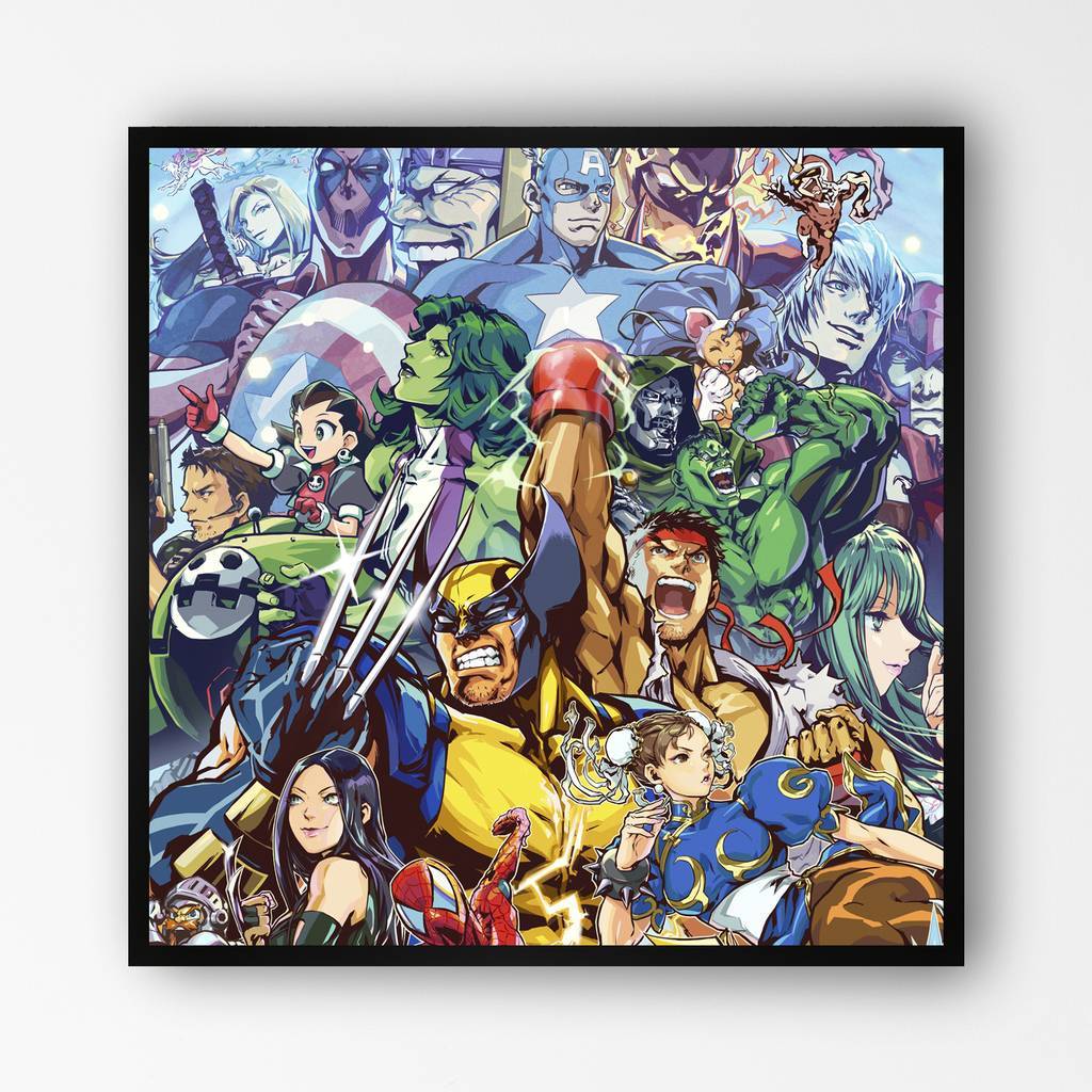 Постер "Marvel vs Capcom"