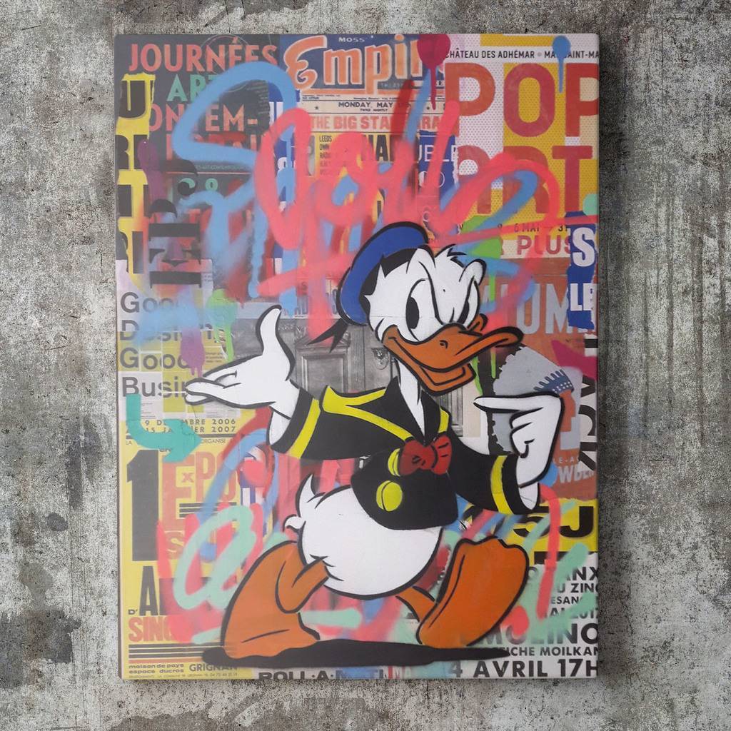 Картина Поп-Арт Дональд Дак \ Pop-Art Donald Duck