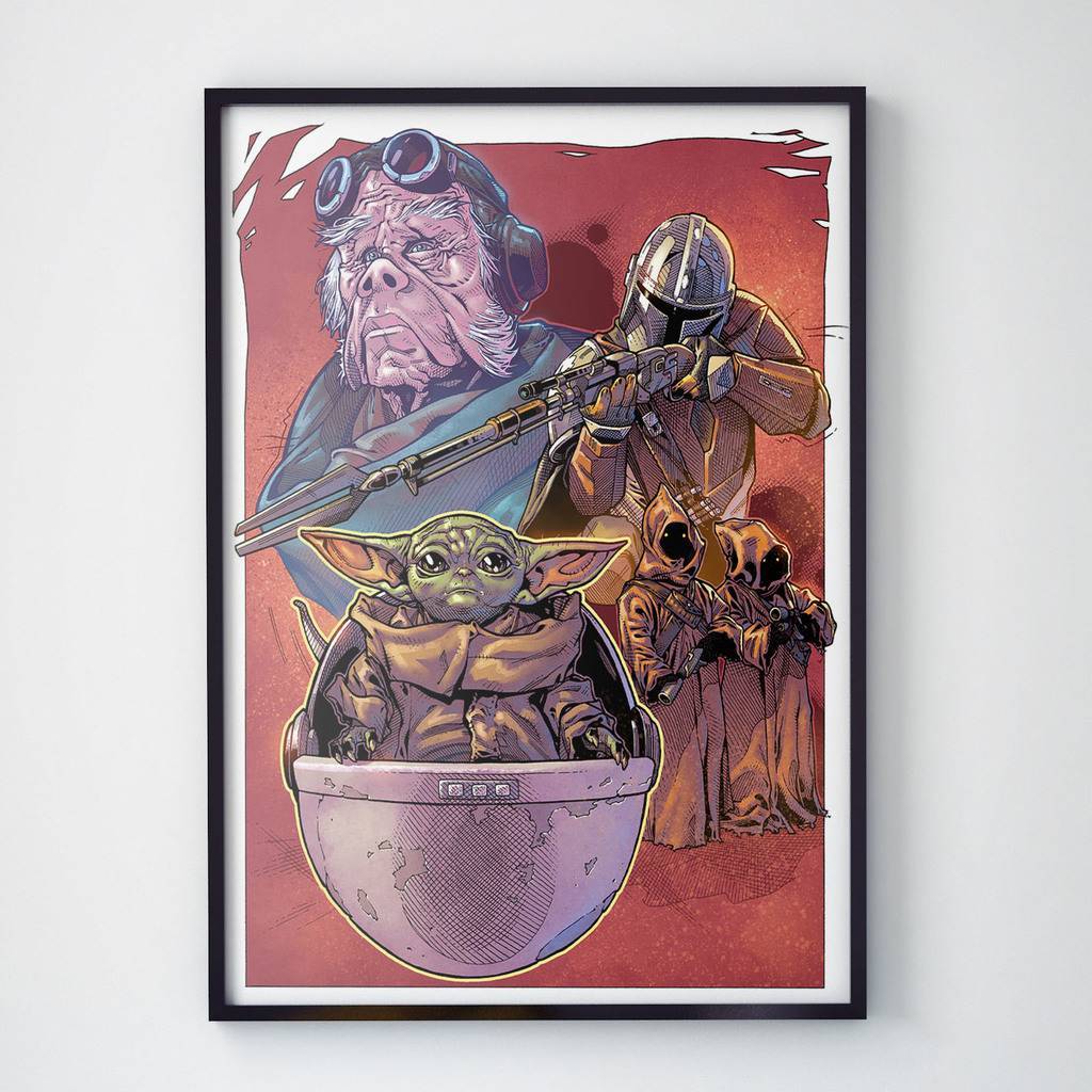 Постер "Мандалорец \ the Mandalorian" (ML1022)