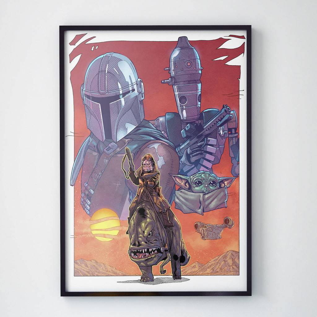 Постер "Мандалорец \ the Mandalorian" (ML1023)