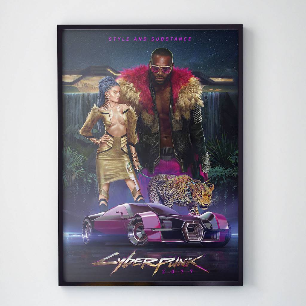 Постер "Cyberpunk 2077" (CP1007)