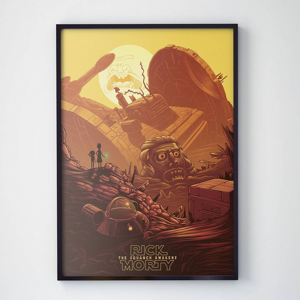 Постер "Rick and Morty / Рик и Морти" (RM1001)