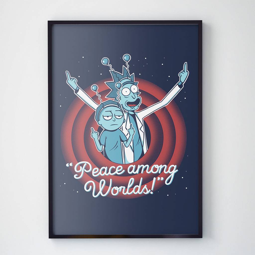 Постер "Rick and Morty / Рик и Морти" (RM1004)