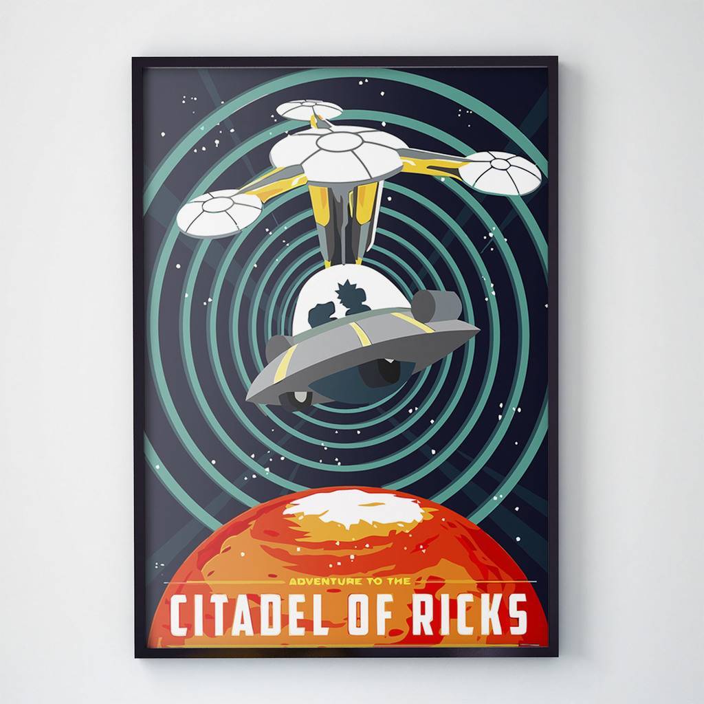 Постер "Rick and Morty / Рик и Морти" (RM1007)