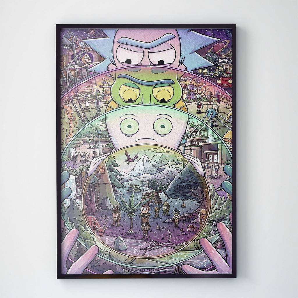 Постер "Rick and Morty / Рик и Морти" (RM1010)