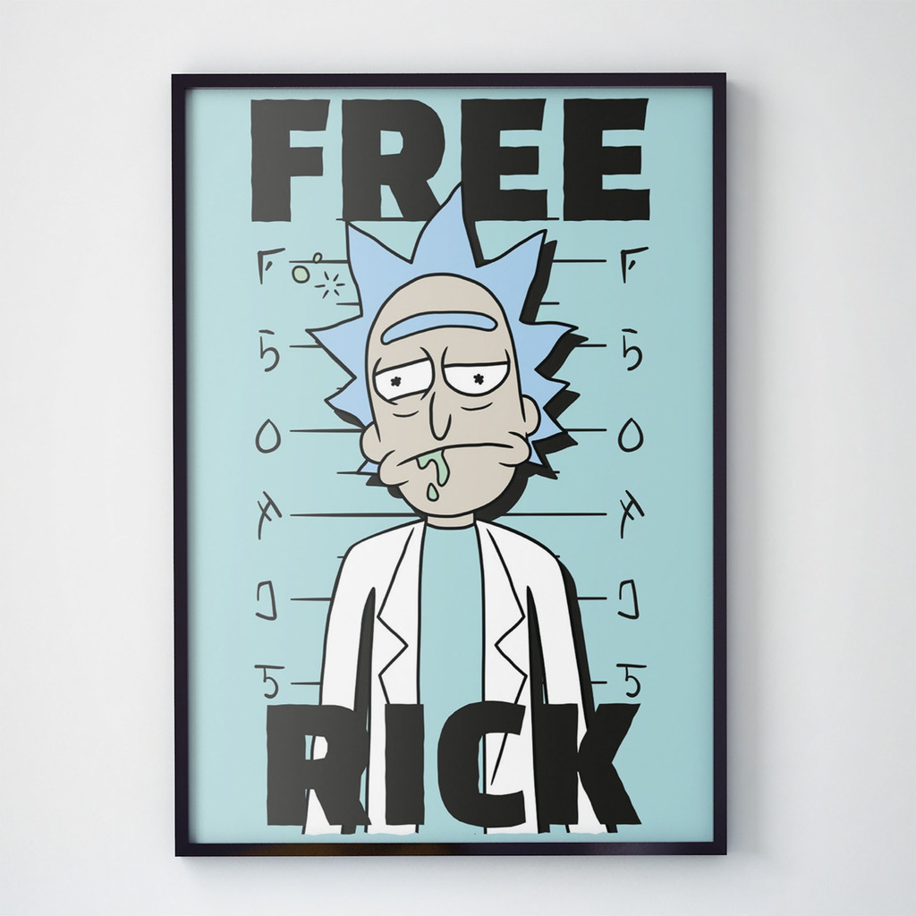 Постер "Rick and Morty / Рик и Морти" (RM1011)