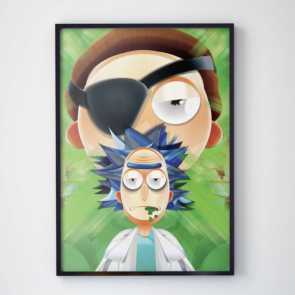 Постер "Rick and Morty / Рик и Морти" (RM1013)