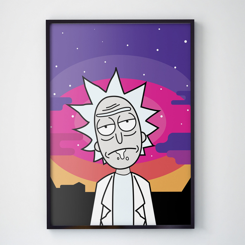 Постер "Rick and Morty / Рик и Морти" (RM1020)