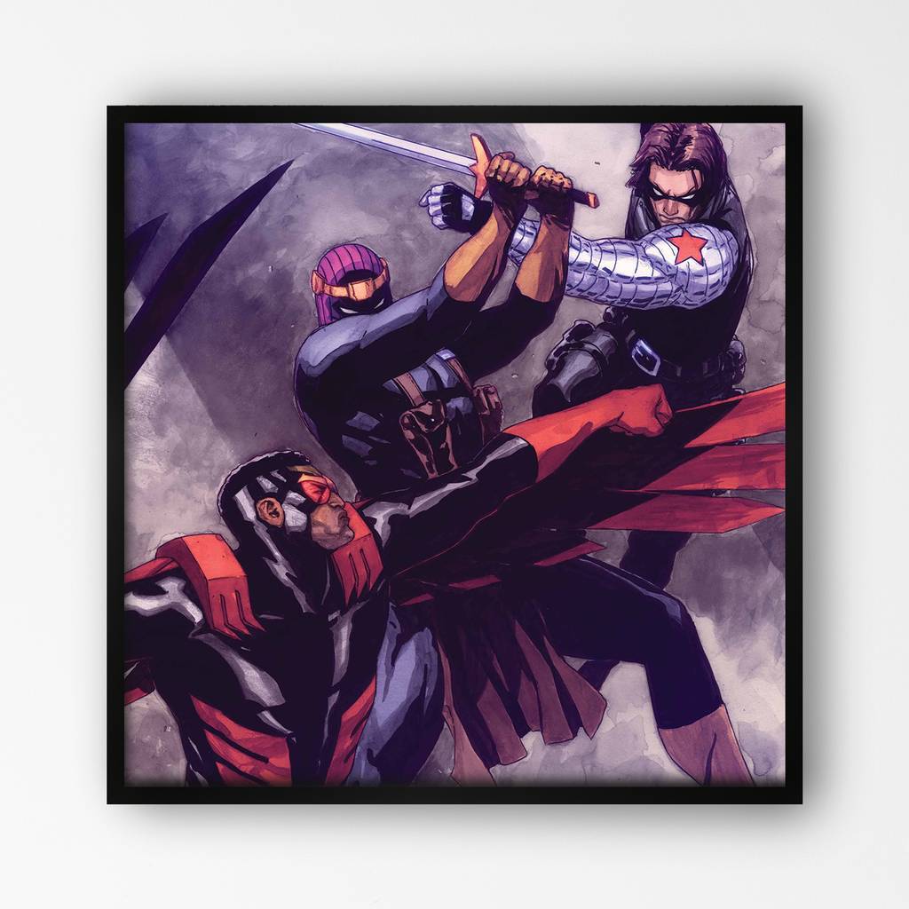 Постер Сокол и Зимний Солдат (The Falcon and The Winter Soldier) (FWS020)