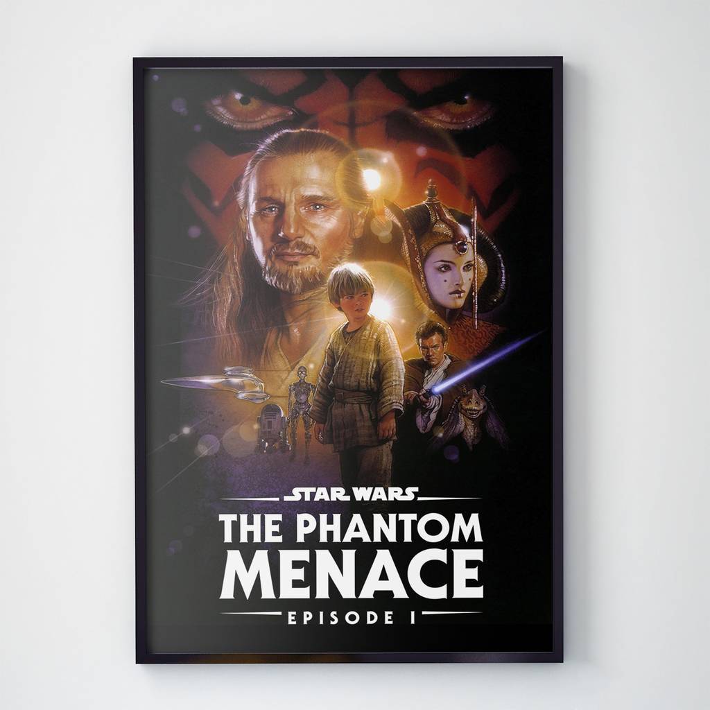 Постер Star Wars: The Phantom Menace / Звёздные войны: Скрытая угроза (SWZ137)