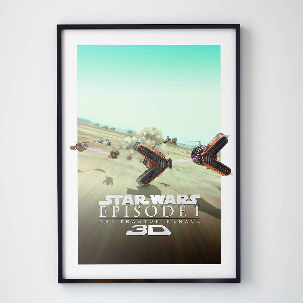 Постер Star Wars: The Phantom Menace / Звёздные войны: Скрытая угроза (SWZ138)