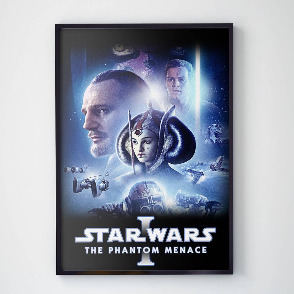 Постер Star Wars: The Phantom Menace / Звёздные войны: Скрытая угроза (SWZ140)