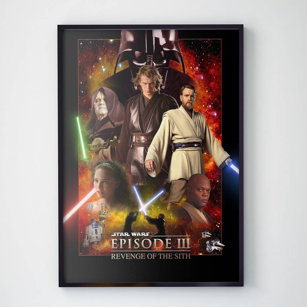Постер Star Wars Episode III: Revenge of the Sith / Звёздные войны. Эпизод III: Месть ситхов (SWZ147)