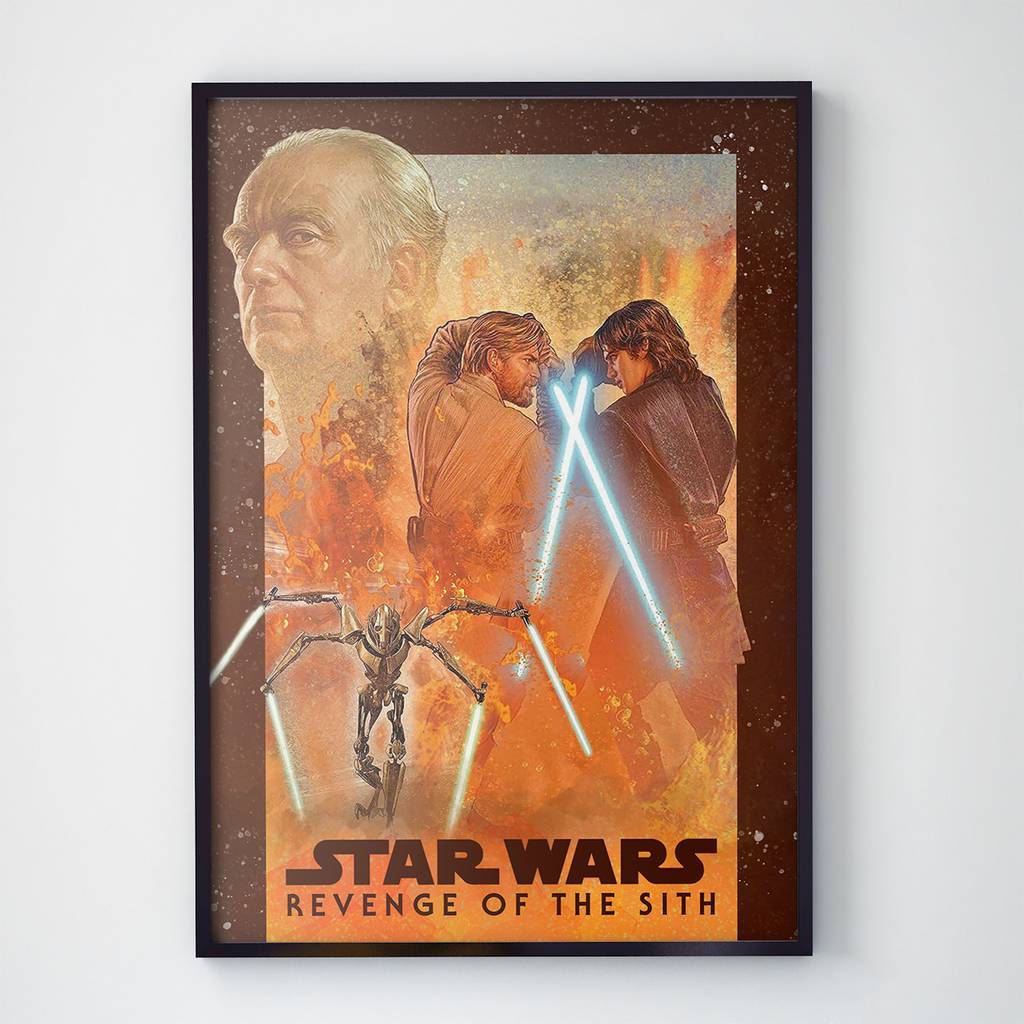Постер Star Wars Episode III: Revenge of the Sith / Звёздные войны. Эпизод III: Месть ситхов (SWZ150)