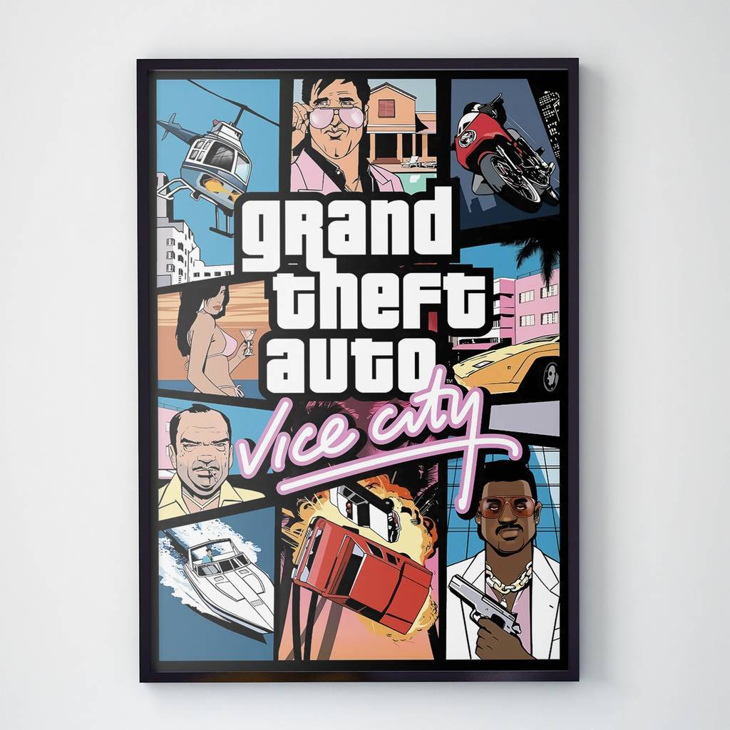 Постер GTA Vice City