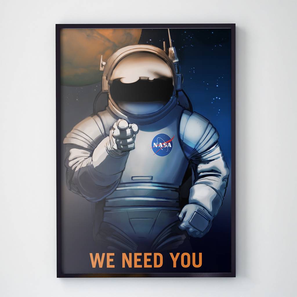 Постер "NASA: We Need You"
