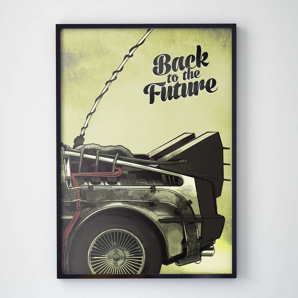 Постер Назад в Будущее / Back to the Future