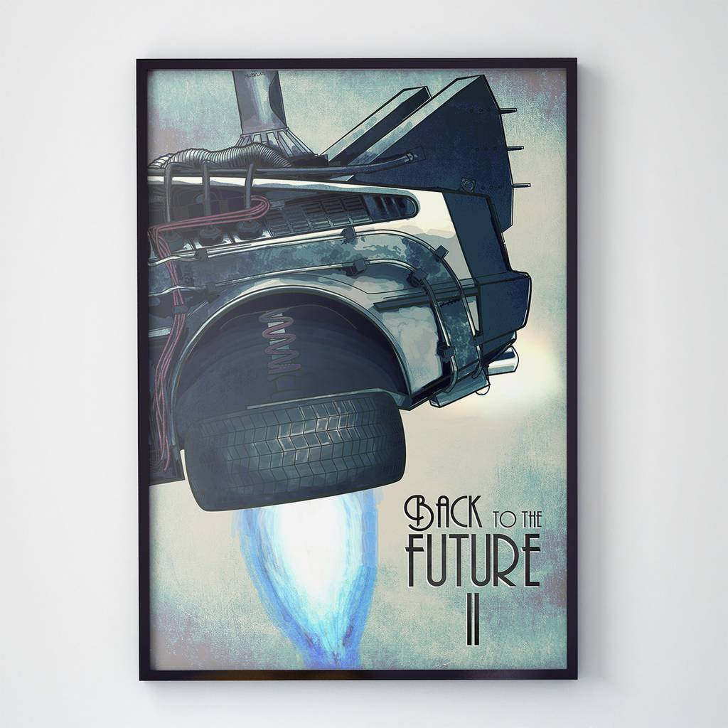 Постер Назад в Будущее / Back to the Future