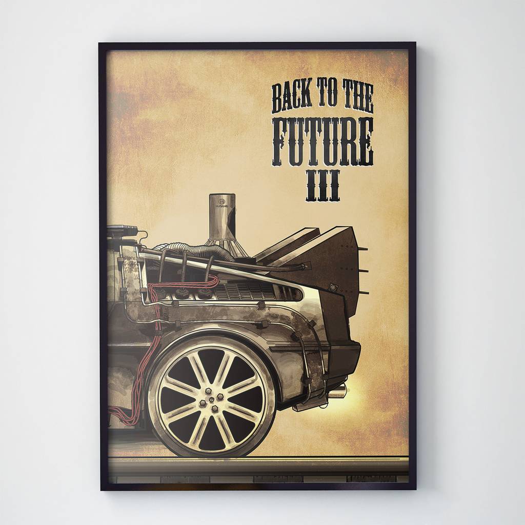 Постер Назад в Будущее / Back to the Future