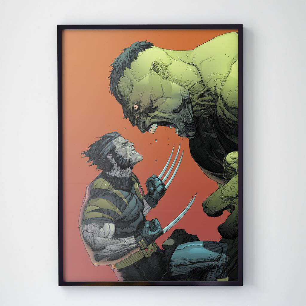 Постер Росомаха и Халк / Wolverine and Hulk